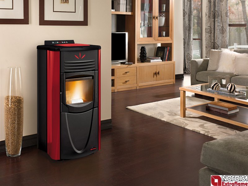 extraflame graziosa steel amb