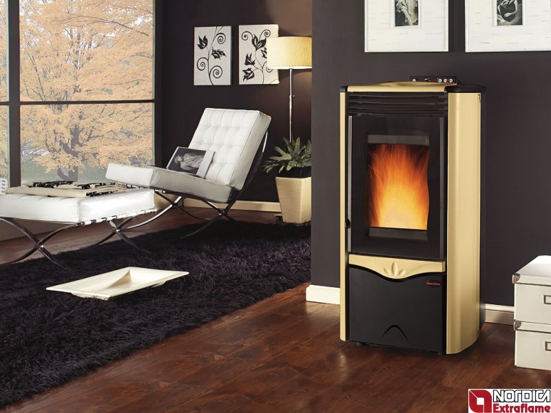 extraflame duchessa steel amb