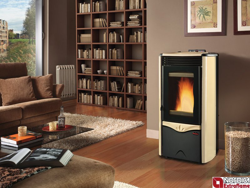 extraflame duchessa steel amb