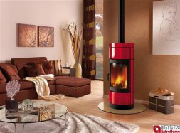 La Nordica FORTUNA bordó 7kw teplovzdušné krbové kachle