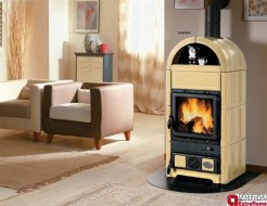 La Nordica LUNA pergamena 8kw teplovzdušné krbové kachle