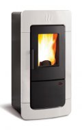 La Nordica Extraflame Diadema Idro ACS bianco 28,4kw teplovodné krbové kachle na pelety