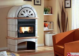 La Nordica Extraflame Falo 1XLP piesková 10kw teplovzdušné krbové kachle na pelety