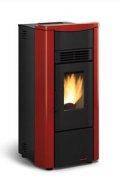 La Nordica Extraflame Giusy EVO bordová 7kw teplovzdušné krbové kachle na pelety 