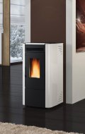 La Nordica Extraflame Ketty EVO biela 6,5kw teplovzdušné krbové kachle na pelety 