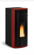 La Nordica Extraflame Sibilla Plus bordová 8,2kw teplovzdušné krbové kachle na pelety s možnosťou rozvodu vzduchu