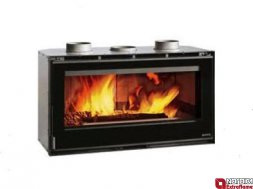 LA NORDICA Insert 100 crystal s ventilátorom 9,5kw teplovzdušná oceľová krbová vložka