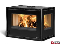 LA NORDICA Insert 70 crystal pravé presklenie 9,2kw teplovzdušná oceľová krbová vložka