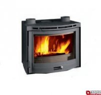 LA NORDICA Insert 70 oblá s ventilátorom 9,8kw teplovzdušná liatinová krbová vložka